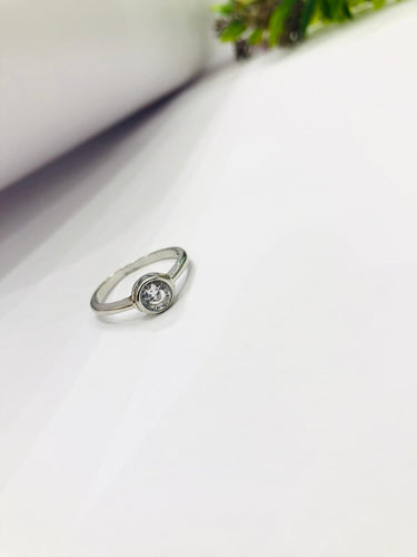 925 Silver Sleek Round Ring